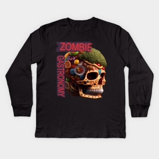 Zombie Gastronomy Kids Long Sleeve T-Shirt